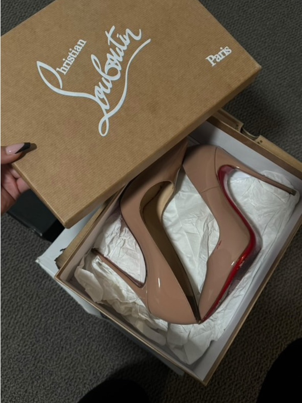 Christian Louboutin Blush Patent So Kate